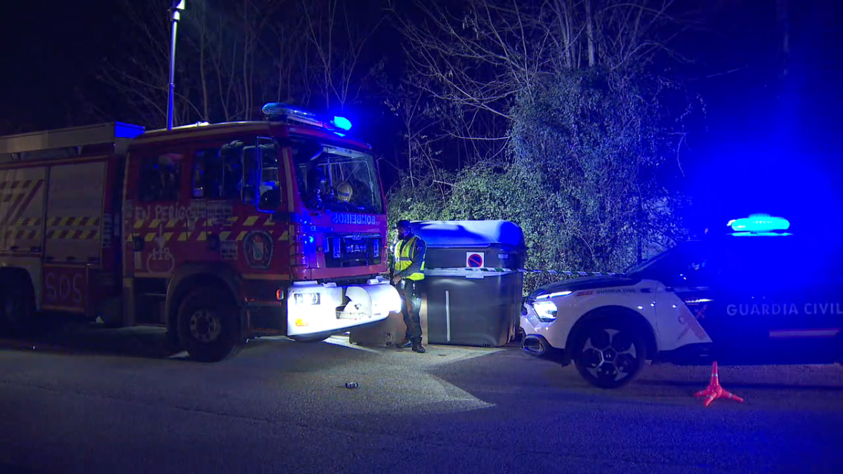 Lugar donde apareciu00f3 el cadu00e1ver de una mujer en O Porriu00f1o en una imagen de la CRTVG