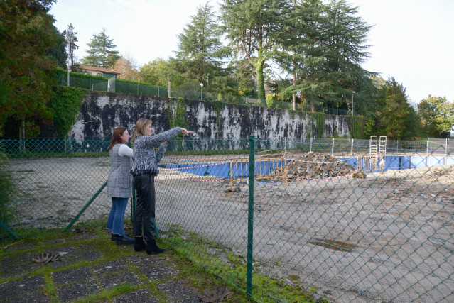 La conselleira de Política Social e Xuventude, Fabiola García, visita el albergue de la Marina Española con motivo de las obras de reforma