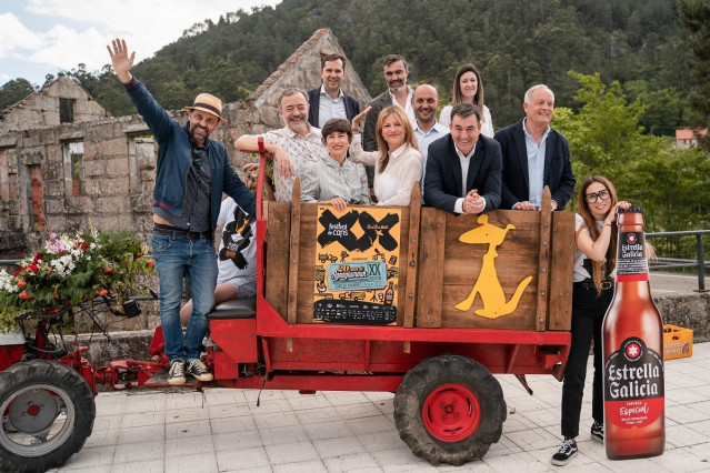 Archivo - Presentación en Cans (Pontevedra) de la XX edición del Festival de Cans