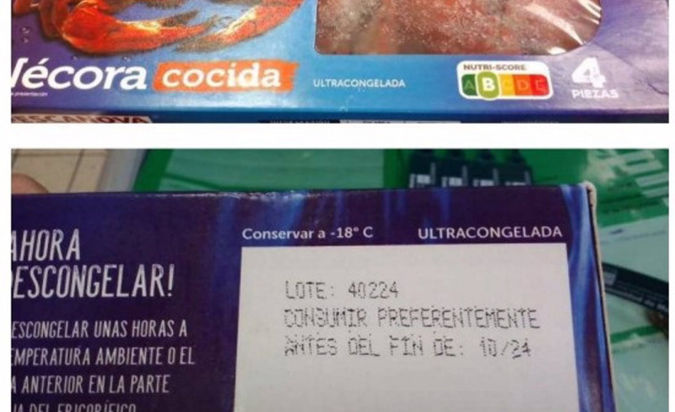 No hay salmonella en las nécoras cocidas de la marca Pescanova, informa la empresa tras la alerta