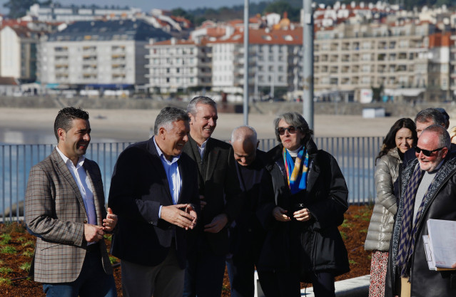 Rueda participa en un acto en Sanxenxo.