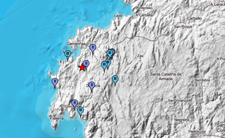 Otro terremoto: temblor de hasta grado 4 sacude Muxía y se deja sentir en Corcubión, Vimianzo y otras zonas