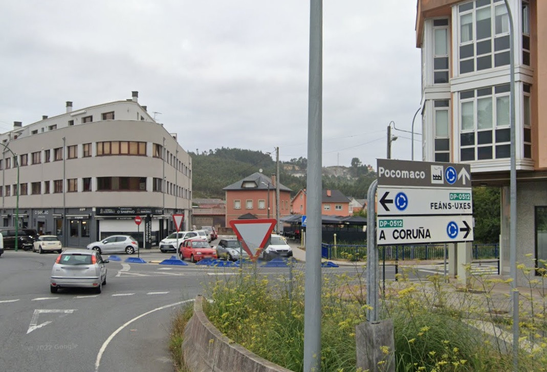 Rotonda de acceso a Novo Mesoiro