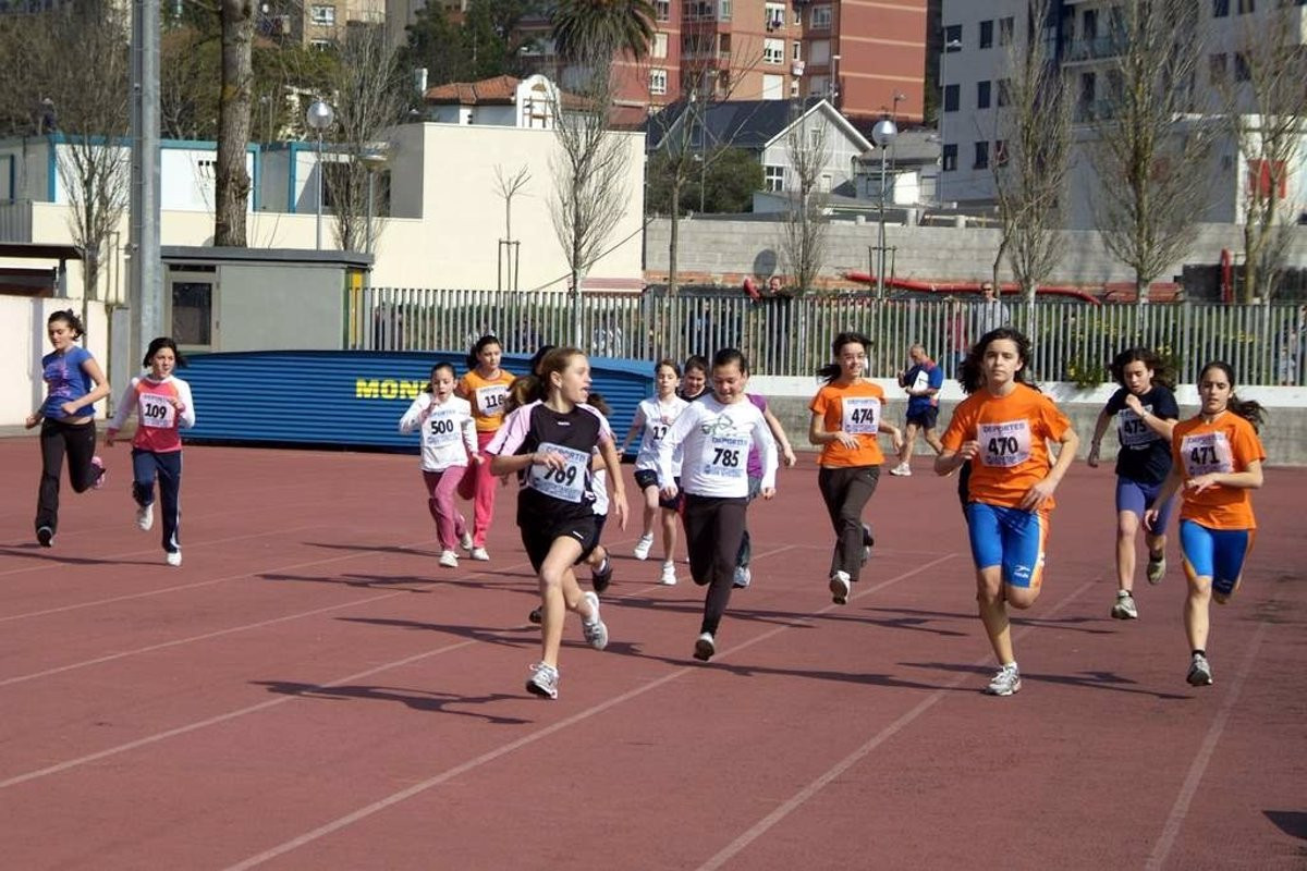 Niu00f1os atletismo carrera