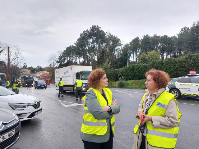 La subdelegada del Gobierno en A Coruña, María Rivas, presenta la campaña de la DGT sobre control de consumo de alcohol y drogas