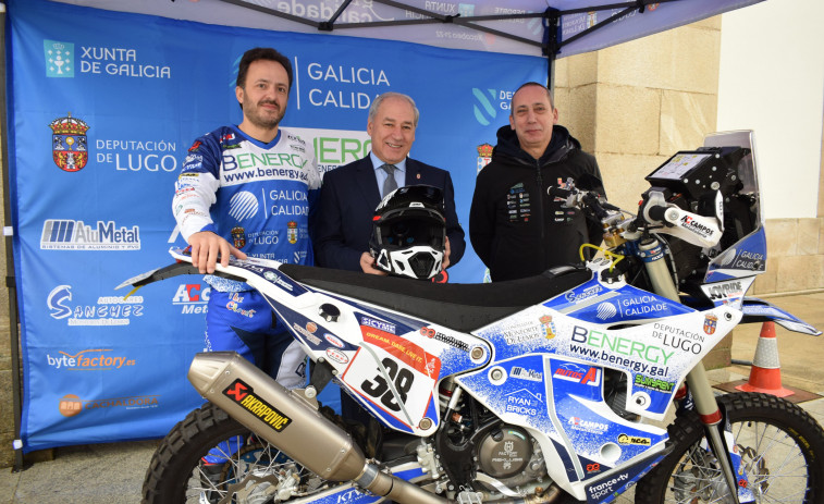 El monfortino Edu Iglesias volverá a cabalgar las dunas del Dakar con el esponsor de la Deputación de Lugo