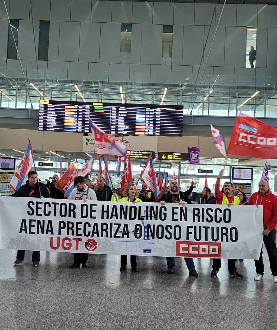 Concentración en Galicia del sector del 'handling'
