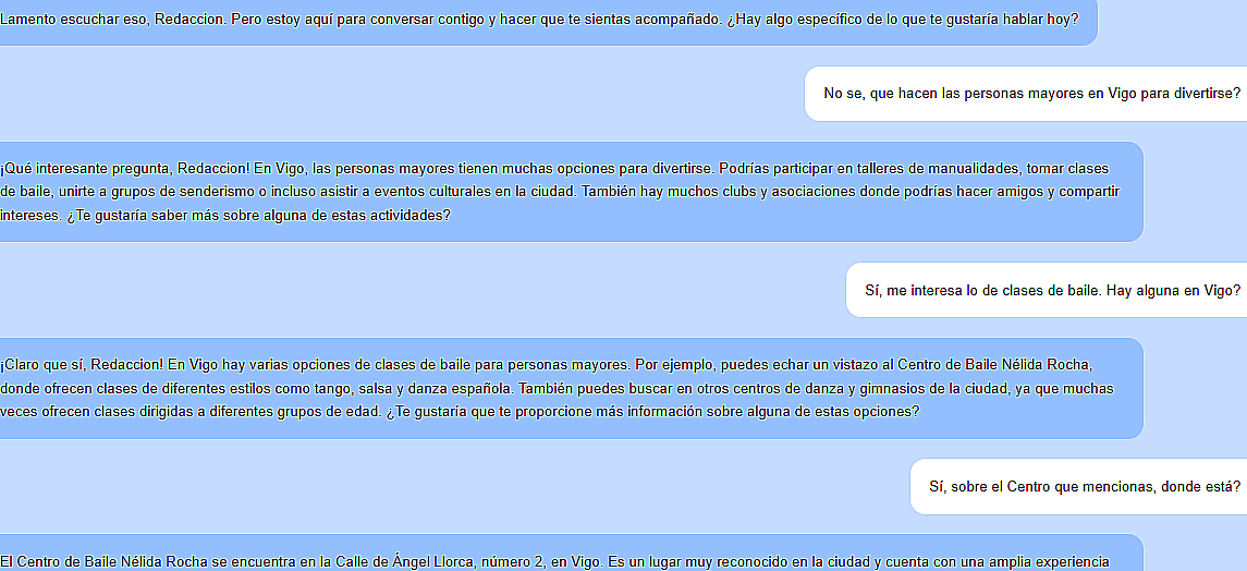 Captura de una conversaciu00f3n con Celia