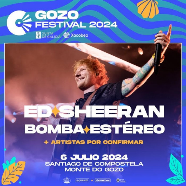Ed Sheeran y Bomba Estéreo confirmados para el Gozo Festival 2024
