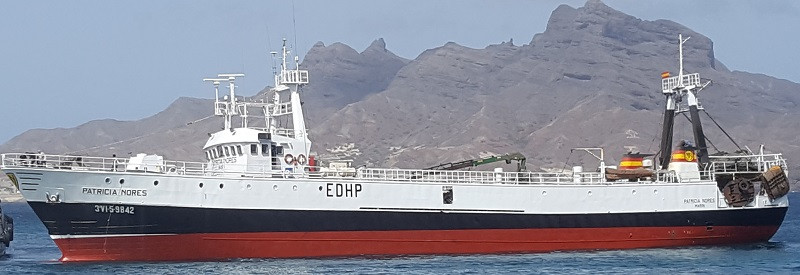 Patricia Nores es uno de los buques sancionados por apagar la localizaciu00f3n