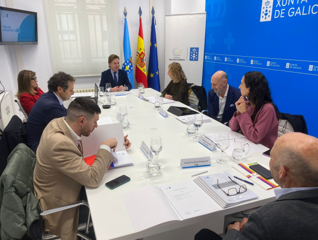 Reunión del patronato de la Fundación Galicia Europa