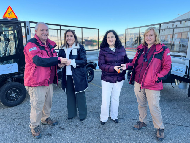 Recepción de los vehículos.