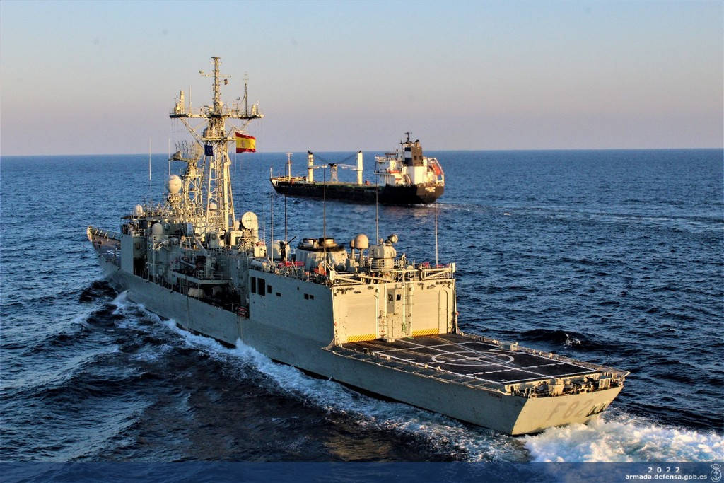 Fragata Victoria en una imagen de la Armada Espau00f1ola