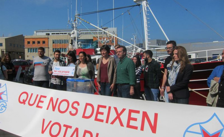 ​O BNG recorda que os mariñeiros embarcados seguen sen poder votar