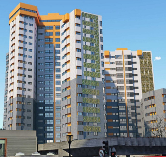 Recrecación de rehabilitación de edificio