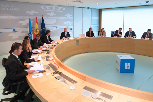 Consello de la Xunta presidido por Alfonso Rueda, a 28 de diciembre de 2023.