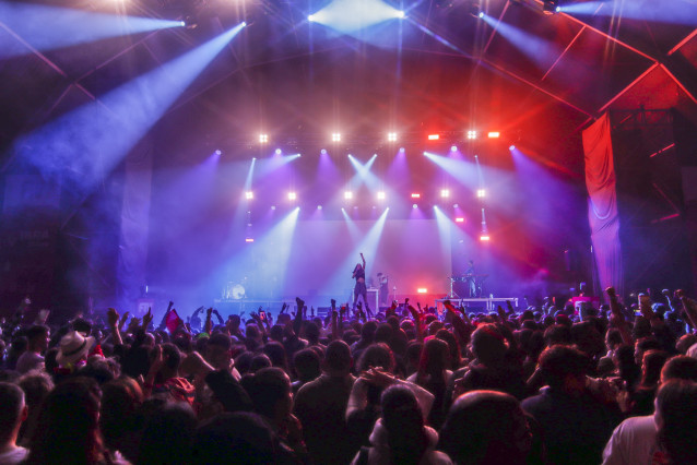 Archivo - Concierto de Delaporte en el FIV de Vilalba de 2023