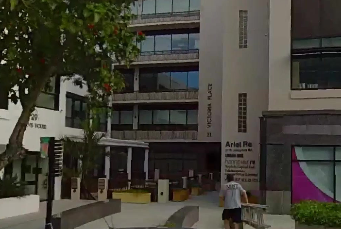 Captura de pantalla del 31 de Victoria Street de Hamilton Bermuda donde estu00e1 la filial de Ocorian que figura como direcciu00f3n de contacto de Polar 3 Limited la empresa propietaria del Toconao