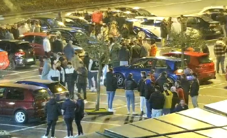 Las quedadas nocturnas de Lugo atraen a más personas: 350 participantes y cinco conductores denunciados