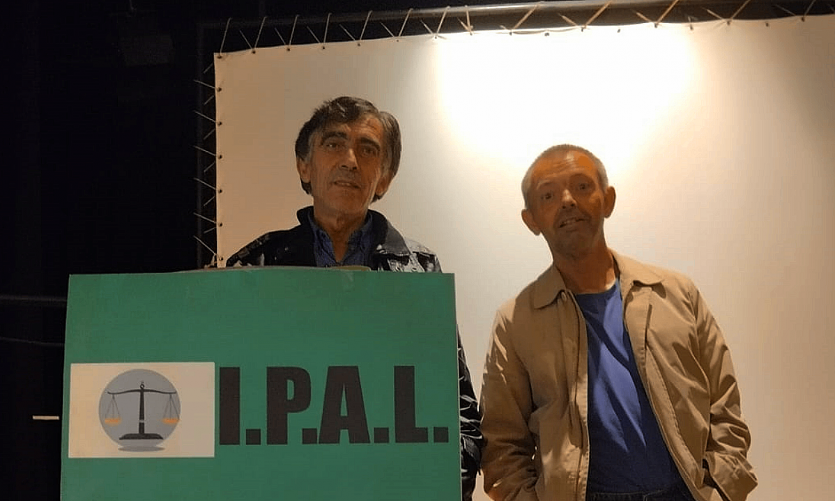 Juan Andru00e9s Ruiz Lu00f3pez, a la izquierda, en un acto de IPAL en una foto de EP