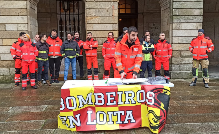 Los bomberos comarcales dejan el Obradoiro para ir 