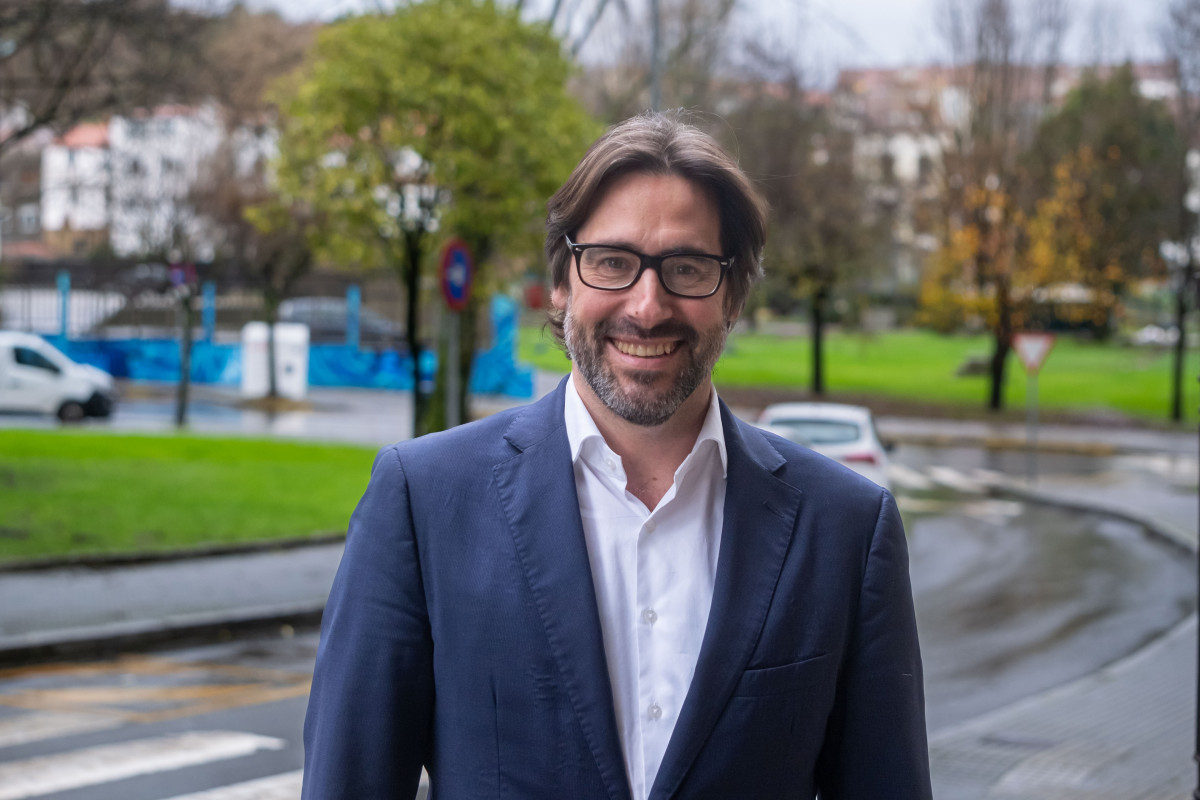 El consejero delegado de Recursos de Galicia (RDG), Emilio Bruquetas, en una entrevista con Europa Press