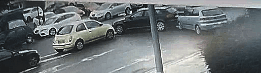 Coches enganchados en Lugo