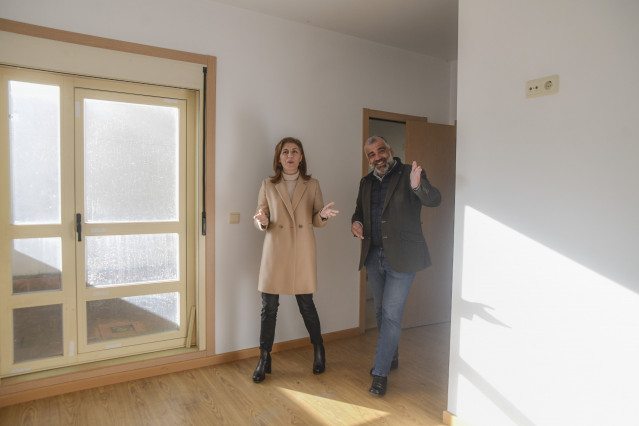 Ángeles Vázquez este miércoles en Oza-Cesuras.