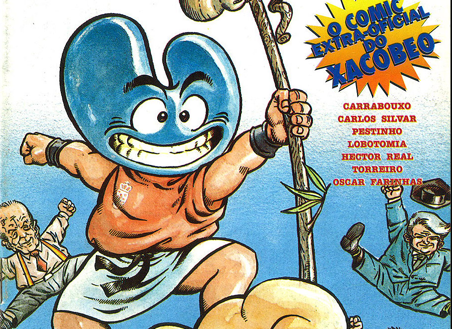 Portada de un nu00famero del fanzine Frente Comixario muy popular en Ourense en los au00f1os 90