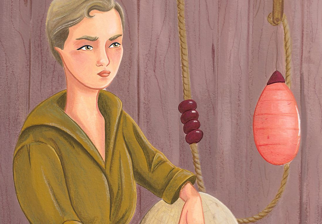 Recorte de la Lu00e1mina Tove Janson de Tamara Paz una de las obras de la muestra y que se puede adquirir en su web