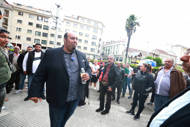 Archivo -  Sinaí Giménez a las puertas del juzgado de Pontevedra, en 2019.