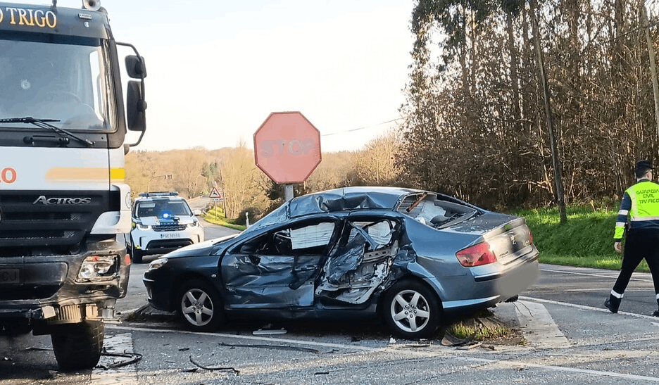 Accidente de Ru00e1bade en una imagen de la CRTVG