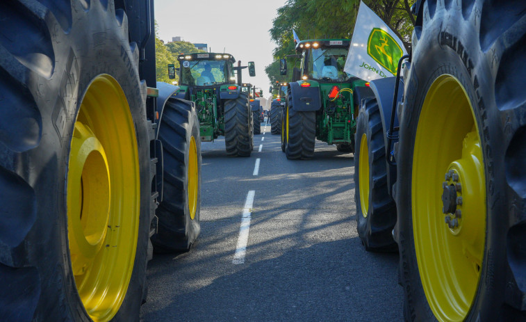 Las protestas de agricultores en Galicia, Portugal, Francia, etc