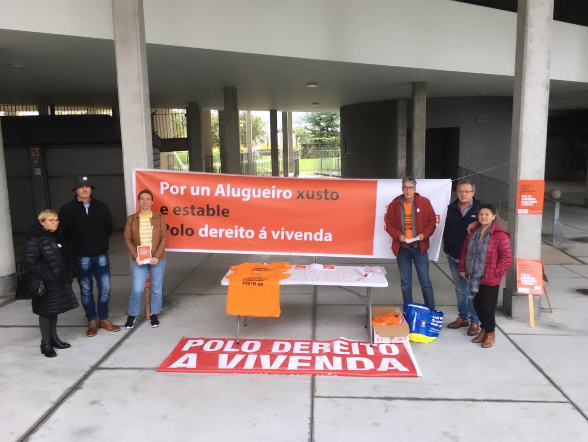 Una pasada protesta del Sindicato de Inquilinas Vigo Tui BM
