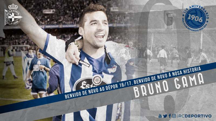 El Dépor recupera a Bruno Gama