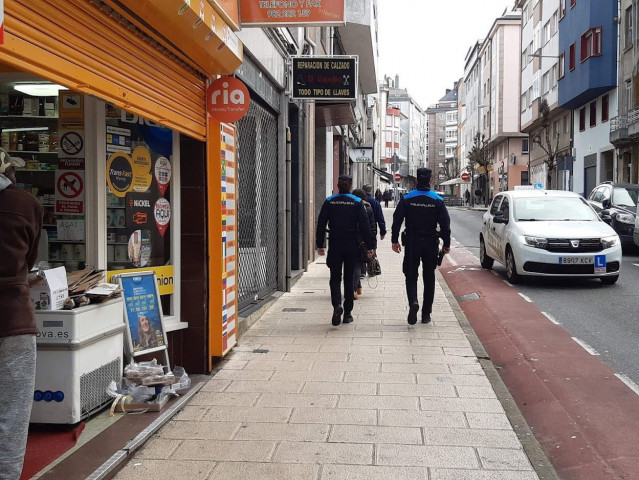 Agentes de la Policía Local de Lugo.