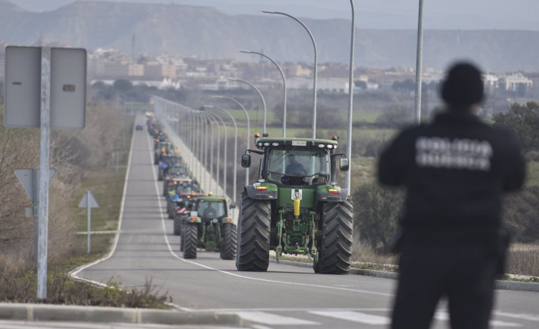 Las tractoradas en Galicia 