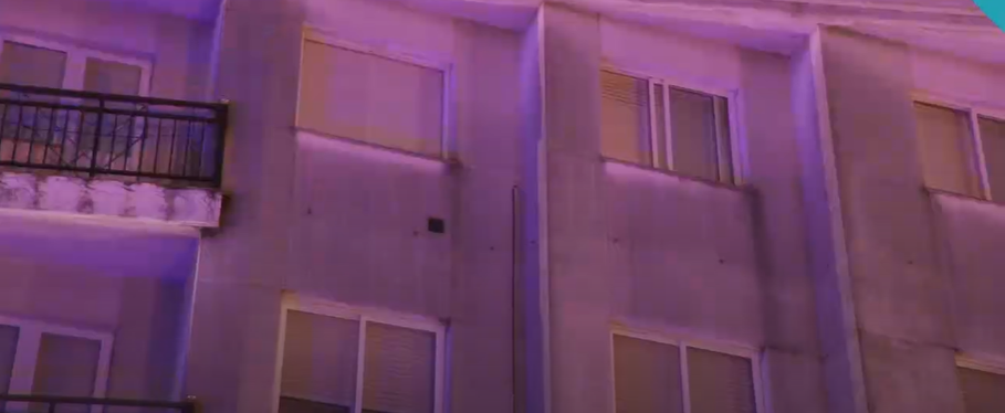 Edificio donde se produjo la deflagraciu00f3n en Oroso en una imagen de CRTVG