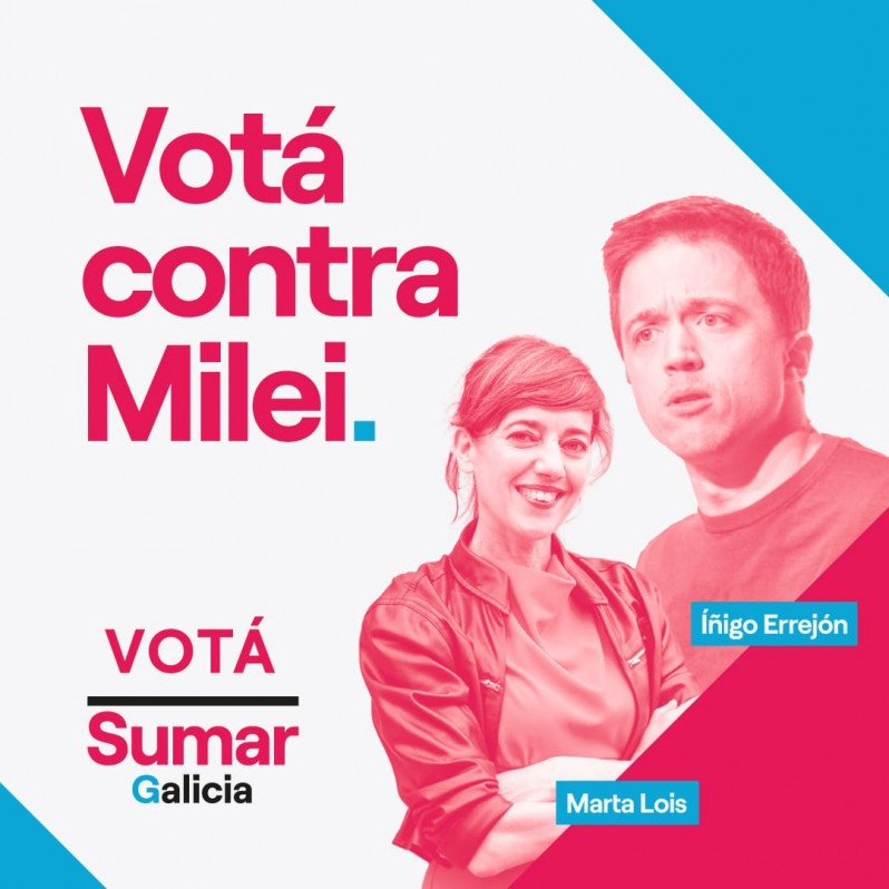 Propaganda electoral de Sumar para los argentinos