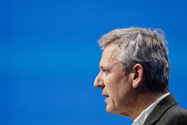 El presidente de la Xunta de Galicia y líder del PPdeG, Alfonso Rueda.