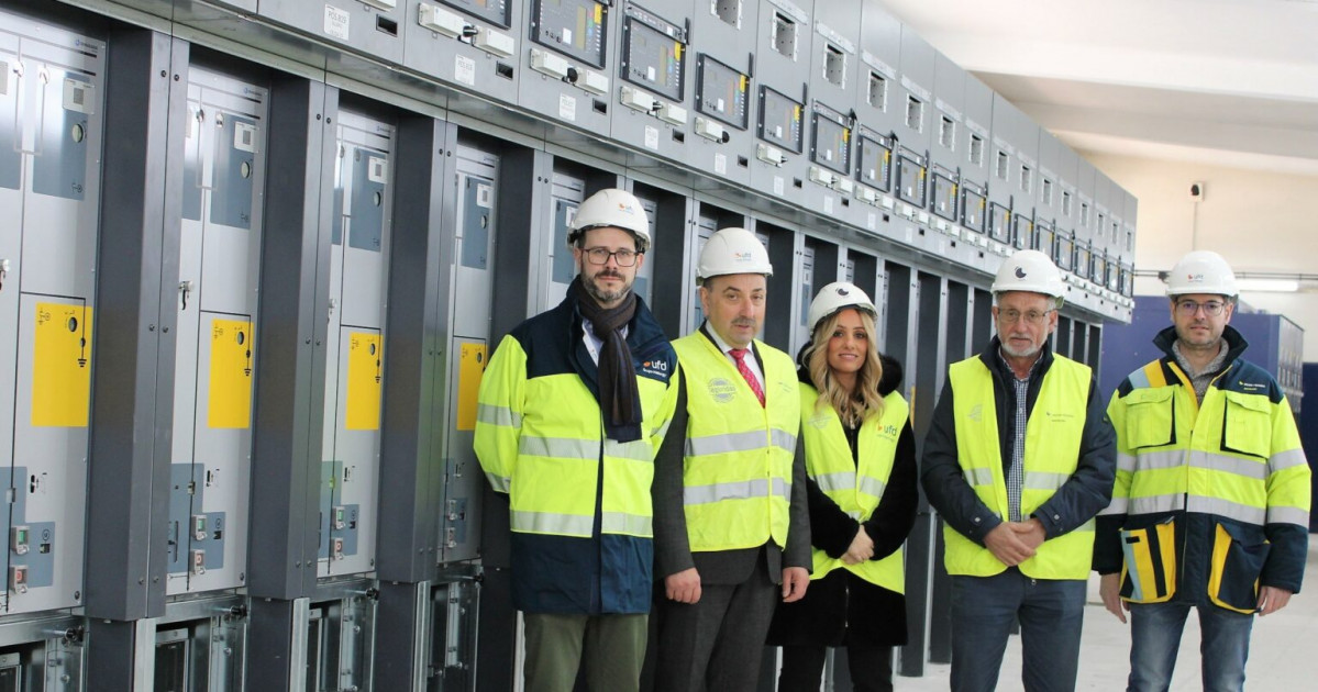 Subestaciu00f3n elu00e9ctrica de San Cibrao en una foto de Naturgy