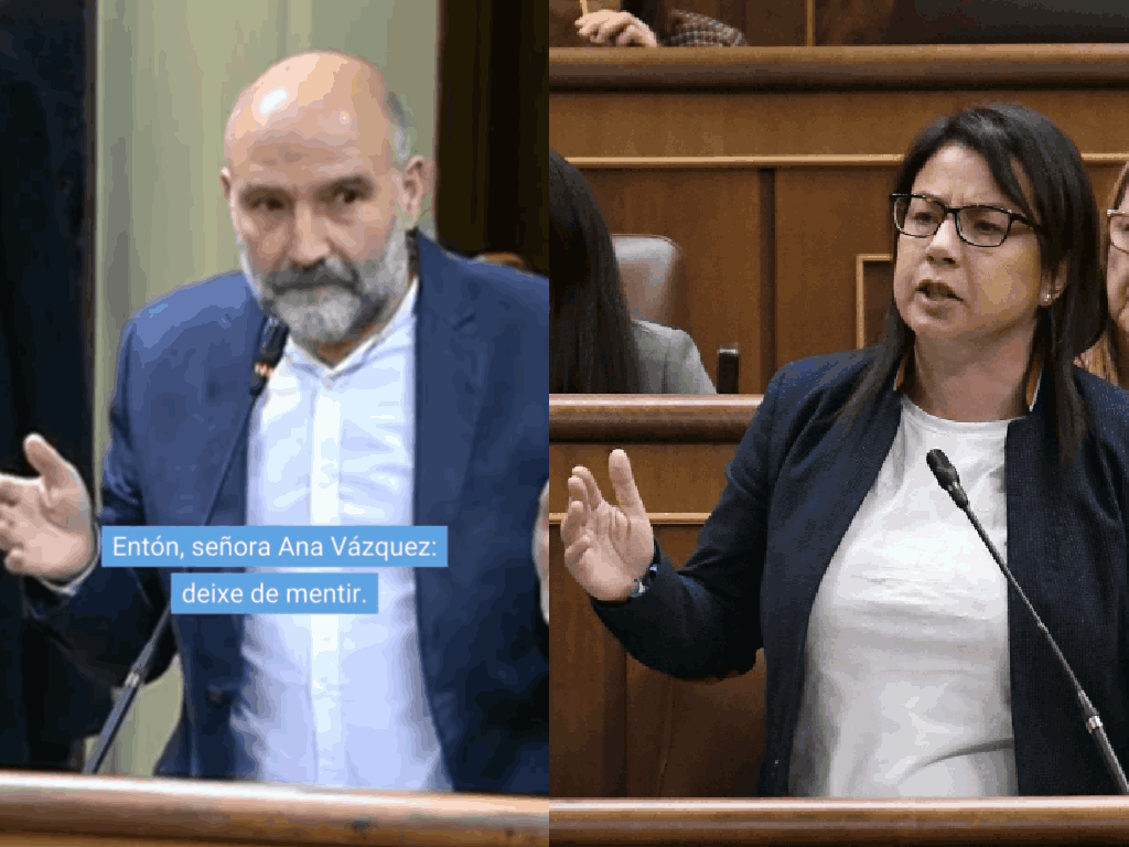 Nestor Rego y Ana Vu00e1zquez en el Congreso