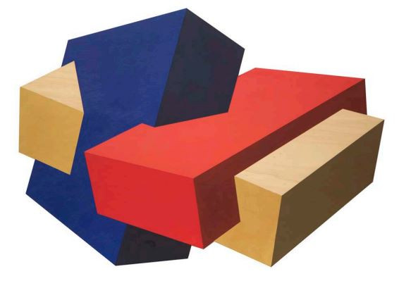 El cuadro 2D 3D de Javier Sarria es parte de la Bienal de Pintura del Eixo Atlu00e1ntico