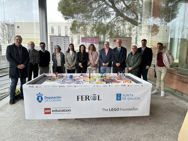 Presentación de la X edición de la First Lego League Galicia, en Ferrol.