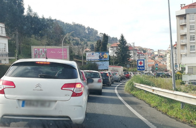 Arrancan los trabajos para reparar el puente de la N-651 entre Pontedeume y Cabanas (A Coruña), con importantes retenciones