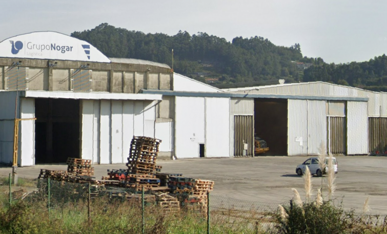 Accidente laboral la muerte de un operario en una nave de Cicasa (Campañó, Pontevedra)