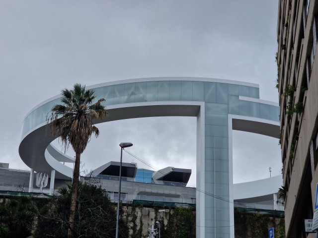 Imagen del ascensor Halo de Vigo.