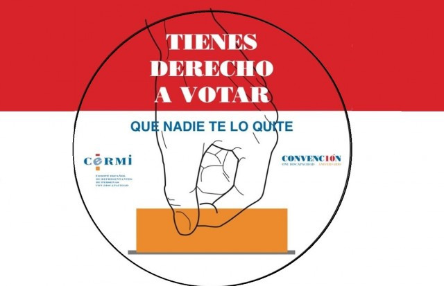 Más de 96.000 personas con discapacidad intelectual no pueden votar