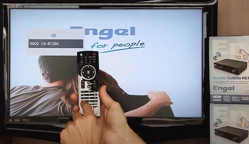 Menu00fa de decodificador Engel en una imagen del youtube locuradigital