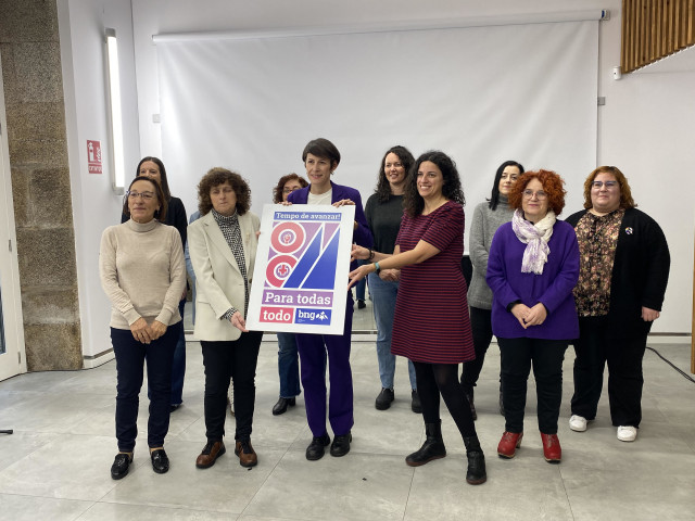 Presentación de la campaña del 8M del BNG